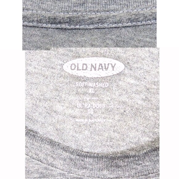 Old Navy Soft Washed T Shirt Gray Graphic Tee Mens XL Mountain Nature Canada - Picture 4 of 5